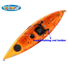 Single Sit on Top Recreational and Fishing Plastic Kayak